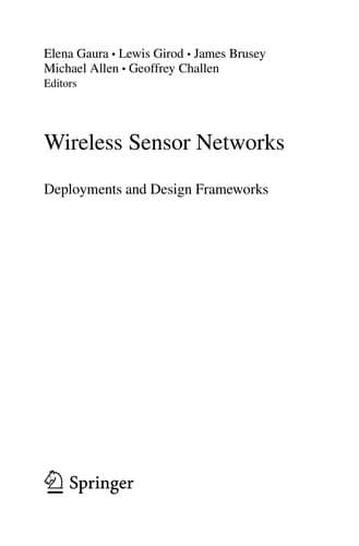 Tapa de Wireless Sensor Networks