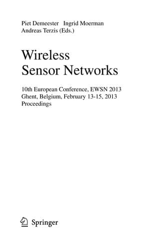 Tapa de Wireless Sensor Networks