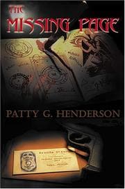 Tapa de The Missing Page