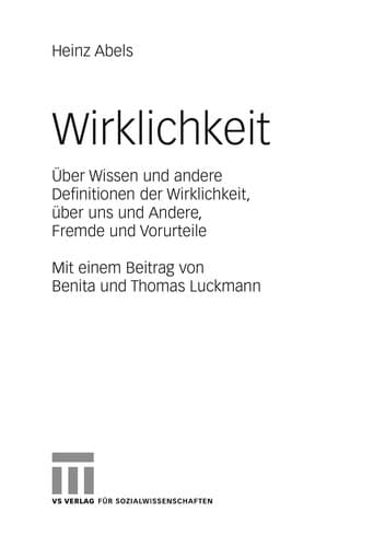 Tapa de Wirklichkeit