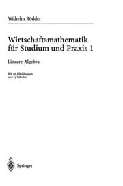 Tapa de Wirtschaftsmathematik für Studium und Praxis 1