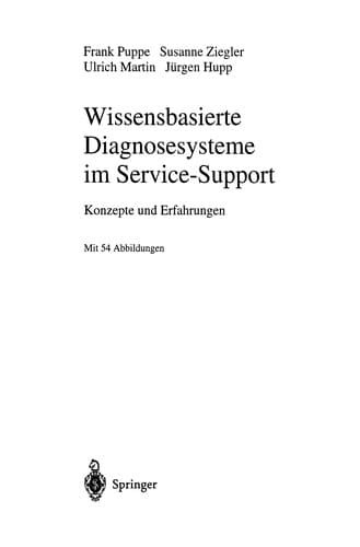 Tapa de Wissensbasierte Diagnosesysteme im Service-Support