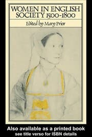 Tapa de Women in English society, 1500-1800