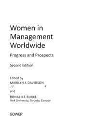 Tapa de Women in management worldwide