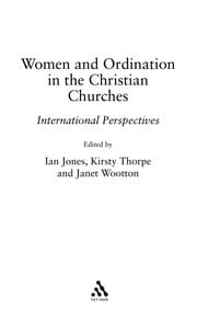 Tapa de Women and ordination in the Christian churches