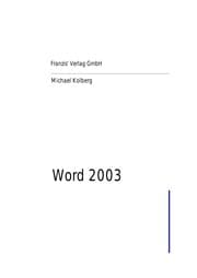 Tapa de Word 2003