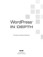 Tapa de WordPress in depth