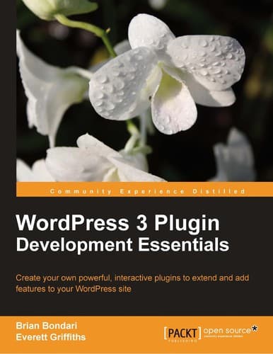 Tapa de WordPress 3 plugin development essentials