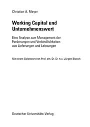 Tapa de Working Capital und Unternehmenswert