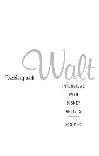 Tapa de Working with Walt