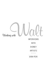 Tapa de Working with Walt