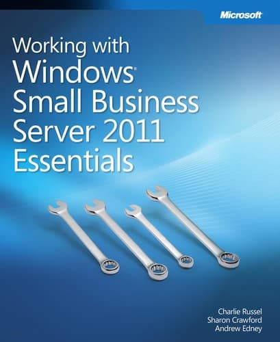 Tapa de Working with Windows Small Business Server 2011 essentials