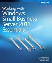 Tapa de Working with Windows Small Business Server 2011 essentials