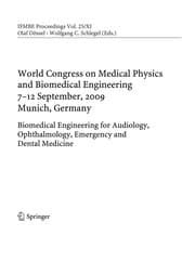 Tapa de World Congress on Medical Physics and Biomedical Engineering, September 7 - 12, 2009, Munich, Germany