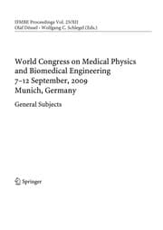 Tapa de World Congress on Medical Physics and Biomedical Engineering, September 7 - 12, 2009, Munich, Germany