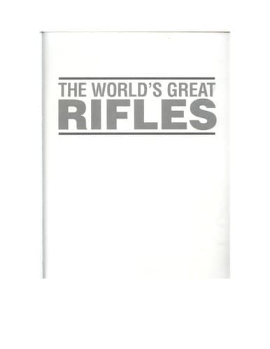 Tapa de The World's Great Rifles