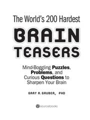 Tapa de The world's 200 hardest brain teasers