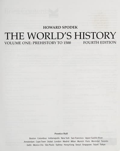 Tapa de The world's history