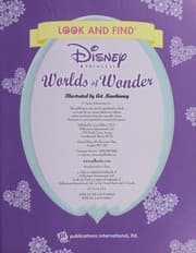Tapa de Look and find Disney princess worlds of wonder
