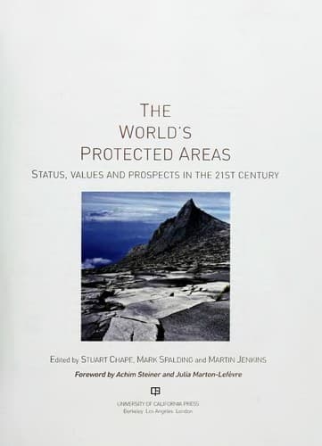 Tapa de The world's protected areas