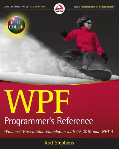 Tapa de WPF programmer's reference