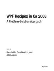 Tapa de WPF recipes in C♯ 2008