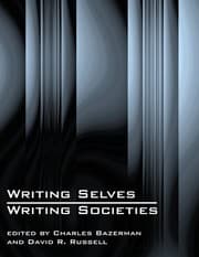 Tapa de Writing selves, writing societies