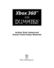 Tapa de Xbox 360 for dummies