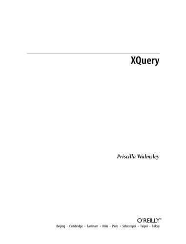 Tapa de XQuery