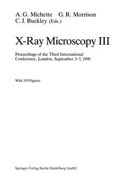 Tapa de X-ray microscopy III