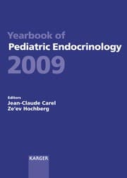 Tapa de Yearbook of pediatric endocrinology 2009