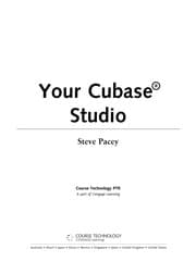 Tapa de Your Cubase Studio