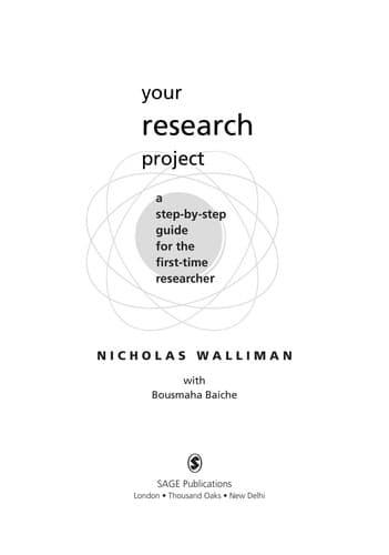 Tapa de Your research project