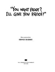 Tapa de "You Want Proof? I'll Give You Proof!"