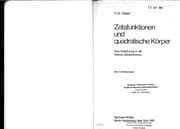Tapa de Zetafunktionen und quadratische Körper
