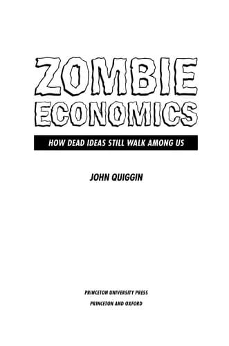 Tapa de Zombie economics