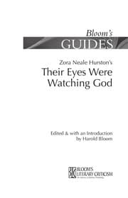 Tapa de Zora Neale Hurston's Their eyes were watching God