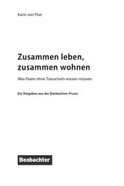 Tapa de Zusammen leben, zusammen wohnen