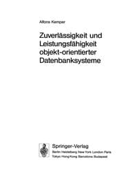 Tapa de Zuverlässigkeit und Leistungsfähigkeit objekt-orientierter Datenbanksysteme