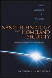 Tapa de Nanotechnology and homeland security