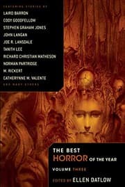 Tapa de The Best Horror of the Year Volume 3