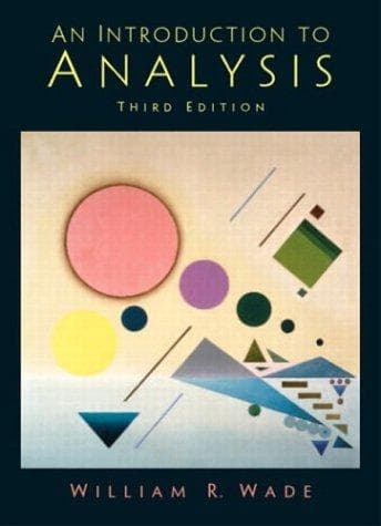 Tapa de An introduction to analysis