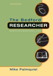 Tapa de The Bedford Researcher with 2009 MLA Update