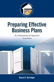 Tapa de Preparing Effective Business Plans: An Entrepreneurial Approach (2nd Edition) (Pearson Entrepreneurship)