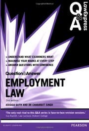 Tapa de Employment Law: Uk Edition (Lawexpress Q & a)
