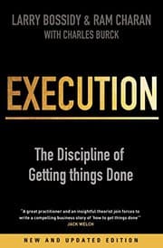 Tapa de Execution: The Discipline of Getting Things Done