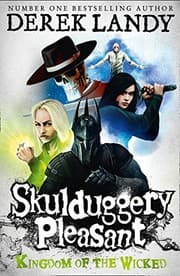 Tapa de Skulduggery Pleasant. Kingdom of the Wicked