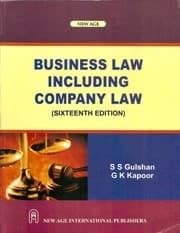 Tapa de Business Law Including Company Law