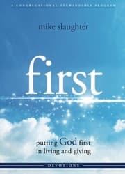 Tapa de first - Devotional: putting GOD first in living and giving