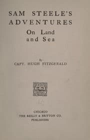 Tapa de Sam Steele's adventures on land and sea